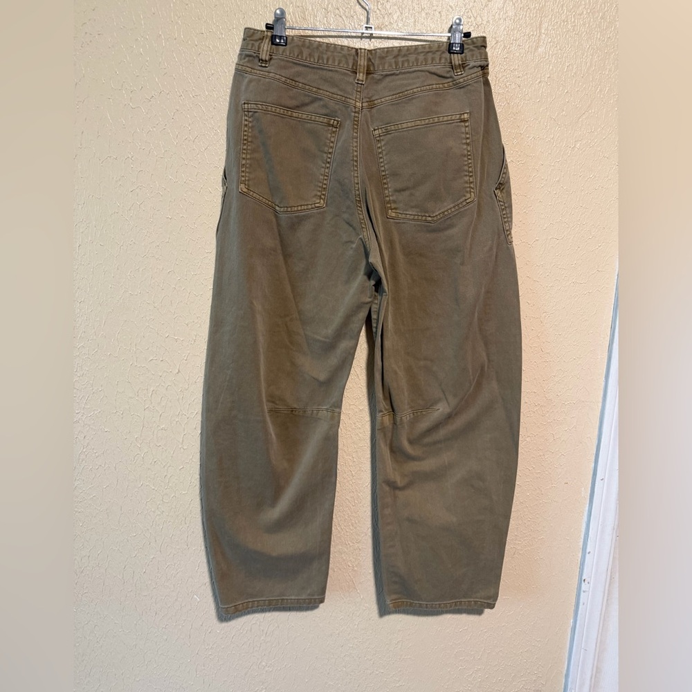 GAP Twill Barrel Pants‎ Size 2 High Rise - Picture 3 of 8